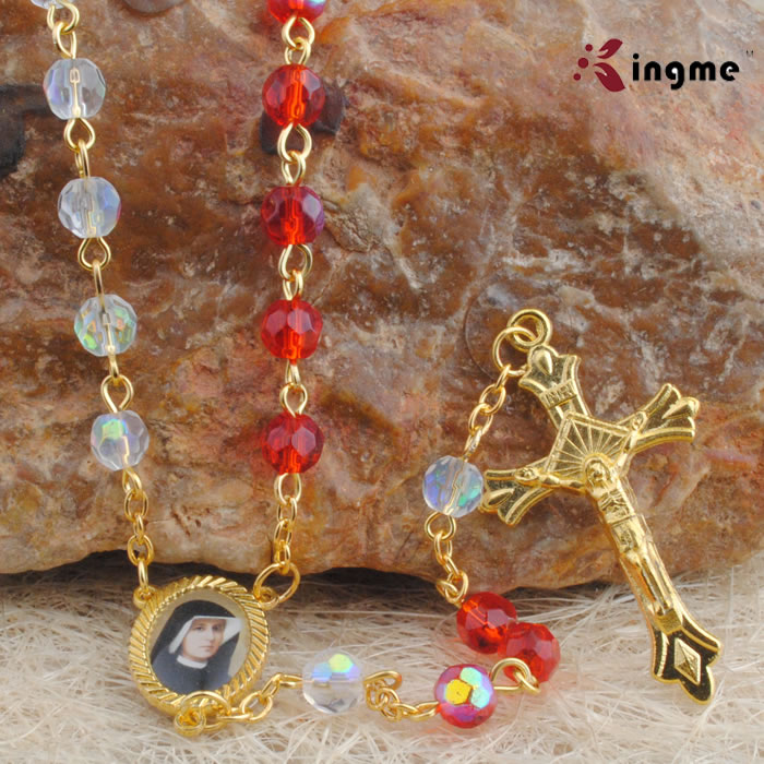 ,crystal beads rosary